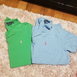 Set of 2 Classic Fit Ralph Lauren Polos Size XL